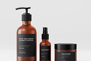 Hair Treatment Cosmetic Mockup Set, a Packaging Mockup by Brand Earth (Thumbnail 4 of 4)