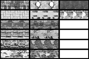 80 Brick Wall Texture Brushes