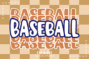 Baseball - Kids Font Types, a Font by KiddoGlyphs Studio (Thumbnail 1 of 3)