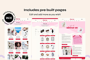 Wix Template Pink Cherry, a Wix Template by The Pixel Palace (Thumbnail 4 of 9)