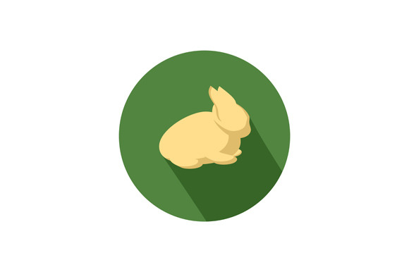 Rabbit icon, a Background Graphic by robuart