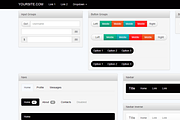 Bootsrap 3.0. theme Black&White, a Bootstrap Template by Bootstraptor (Thumbnail 1 of 5)
