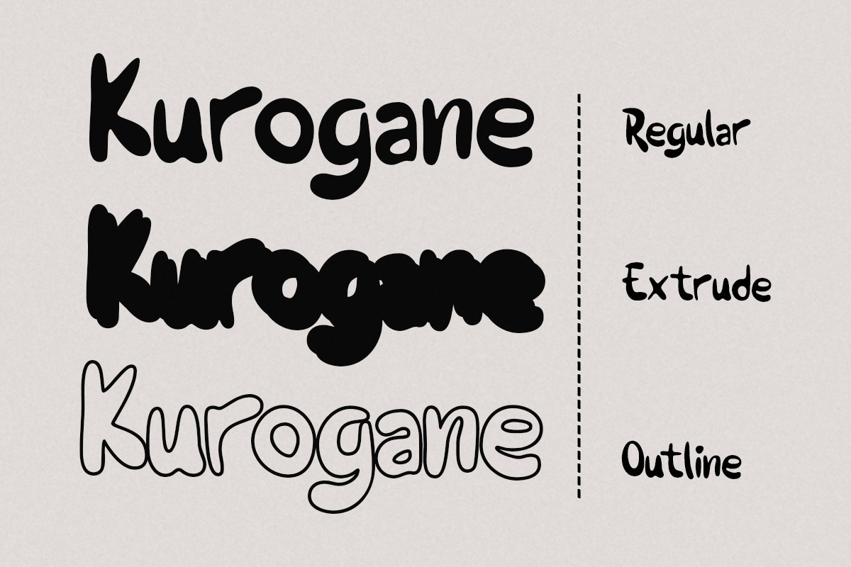Wooble Ink Bold Handwritten Font, a Handwritten Font by Littlehand (Photo 6 of 10)