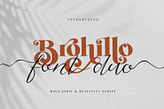 Brohillo Font Duo, a Script Font by alit design (Thumbnail 1 of 30)