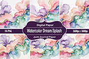 Watercolor Dream Splash, a Pattern Graphic by Printable Treasure (Thumbnail 1 of 2)