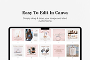 Yoga Instagram Canva Template Buri, a Social Media Template by VeliusCreativeStudio (Thumbnail 9 of 9)