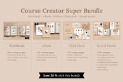 4 in 1 Course Creator Super Bundle E, a Magazine Template by Mirazz (Thumbnail 2 of 48)