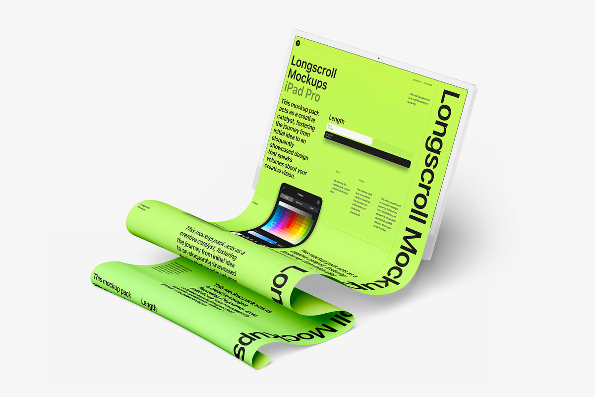 iMac 24 inch Longscroll Mockups, a Mac Mockup by ls.graphics (Photo 7 of 10)
