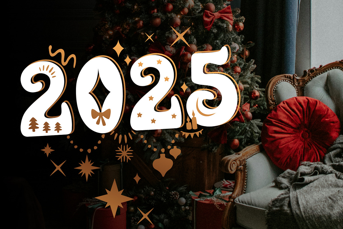 Silent Night Christmas Font Family, a Handwritten Font by Struvictory.art (Photo 10 of 10)