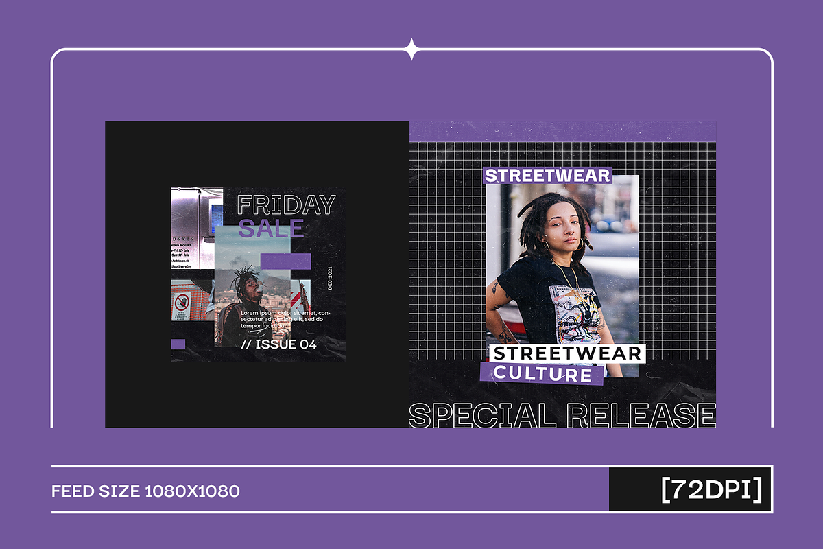 Quersa Urban Instagram Template, a Social Media Template by Creatchees.std (Photo 2 of 5)
