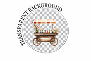 Pastel Easter Watercolor Clipart, an Illustration by Watercolor design (Thumbnail 5 of 8)
