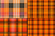 Orange Plaid Halloween Paper 12x12, a Texture Illustration by Area (Thumbnail 6 of 17)