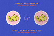 Retro Vibe Stickers, an Emoji Icon by nadispasibenko (Thumbnail 4 of 15)