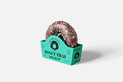 Donut Tray Mockup Set, an Advertising Mockup by Indah (Thumbnail 3 of 6)