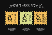 CS Crime – Black Metal Font, a Blackletter Font by Craft Supply Co. (Thumbnail 3 of 8)