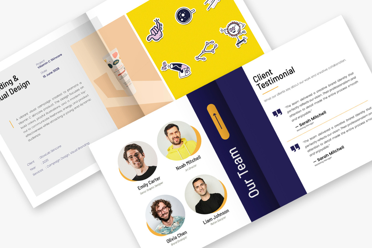 Branding Portfolio Square Brochure, a Brochure Template by twinstd (Photo 5 of 6)