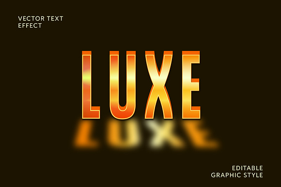 Luxury Gold Reflection Text Effect preview 4