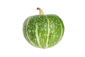 Green pumpkin isolated, a Photo by saiko3p