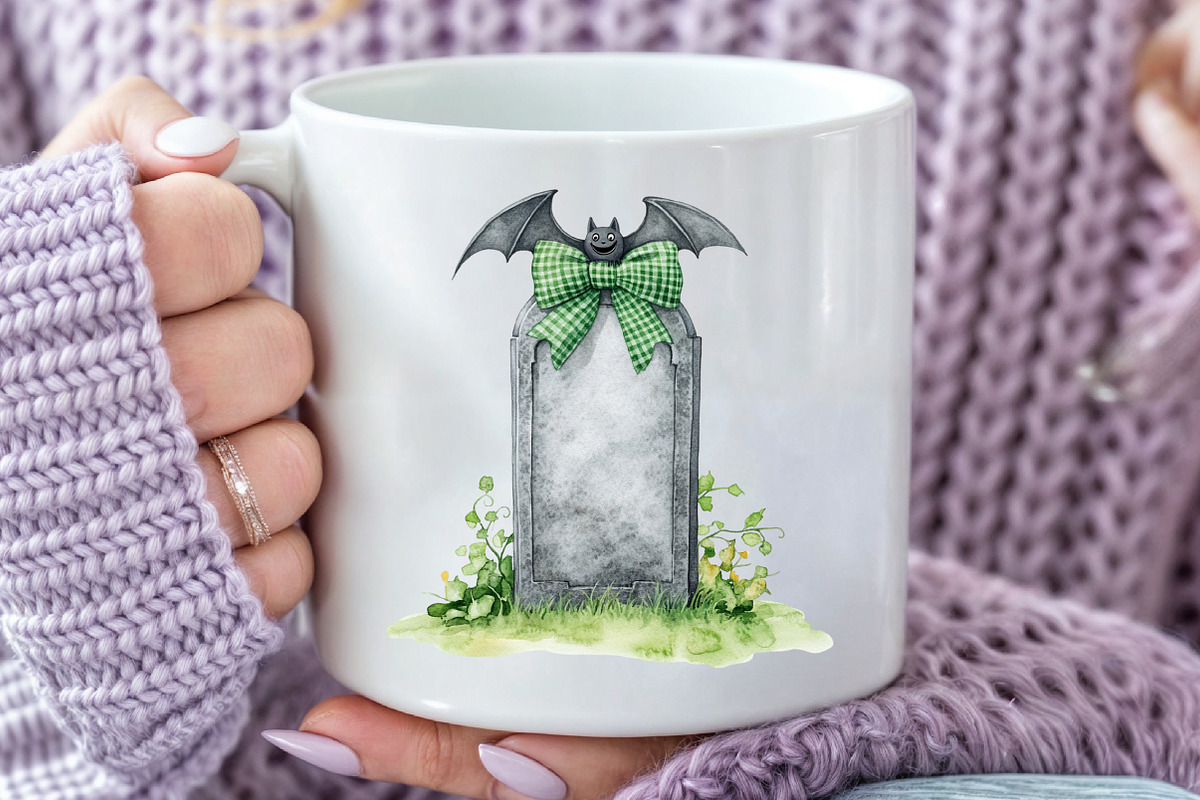 Halloween Green Gingham Clipart, an Illustration by Rose Art (Photo 5 of 7)