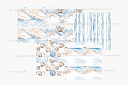 Summer Beach Paper Collection, a Pattern Graphic by GlamArtZhanna (Thumbnail 3 of 4)