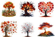 Autumn Maple Tree Sublimation, an Illustration by DreamArtGraphic (Thumbnail 2 of 4)