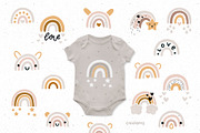 Baby dinosaur clipart & patterns, an Animal Illustration by tatiletters (Thumbnail 3 of 10)