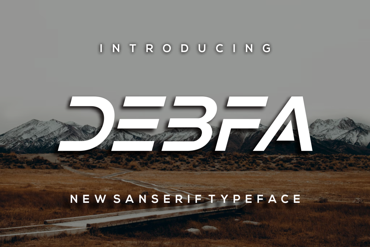Deffa Font, a Sans Serif Font by brahamb_design