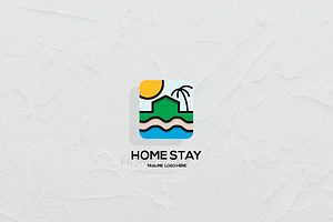 premium travel logo / home stay