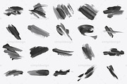 Stamp Acrylic Strokes Photoshop Brus, a Brush Add-On by SimplDesign (Thumbnail 5 of 7)