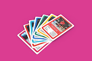 Trading Cards Mockup v3 - 8 views, an Advertising Mockup by Illusiongraphic (Thumbnail 2 of 18)