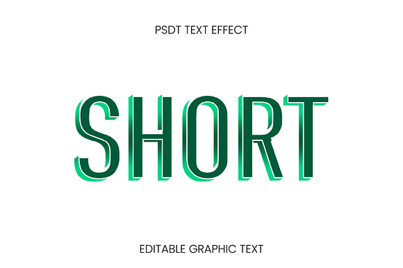 3D Outline Bold Text Effect preview 3