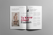 Lifestyle magazine layout 01, a Magazine Template by Swayang (Thumbnail 9 of 22)