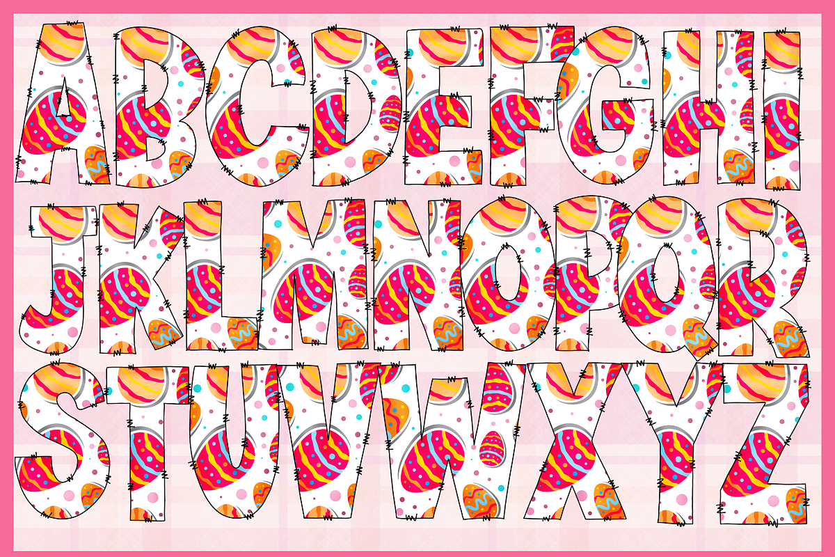 Easter Cutie-PNG fonts, a Font by It me digital art (Photo 5 of 8)
