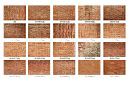 20 Old Brick Wall Texture, a Texture Graphic by CCPreset (Thumbnail 2 of 3)