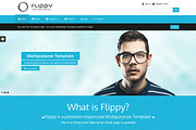 Flippy-Creative Responsive Template, a Bootstrap Template by webyzona (Thumbnail 1 of 5)