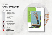2027 Wall Calendar Template, a Stationery Template by MstArtwork (Thumbnail 4 of 6)