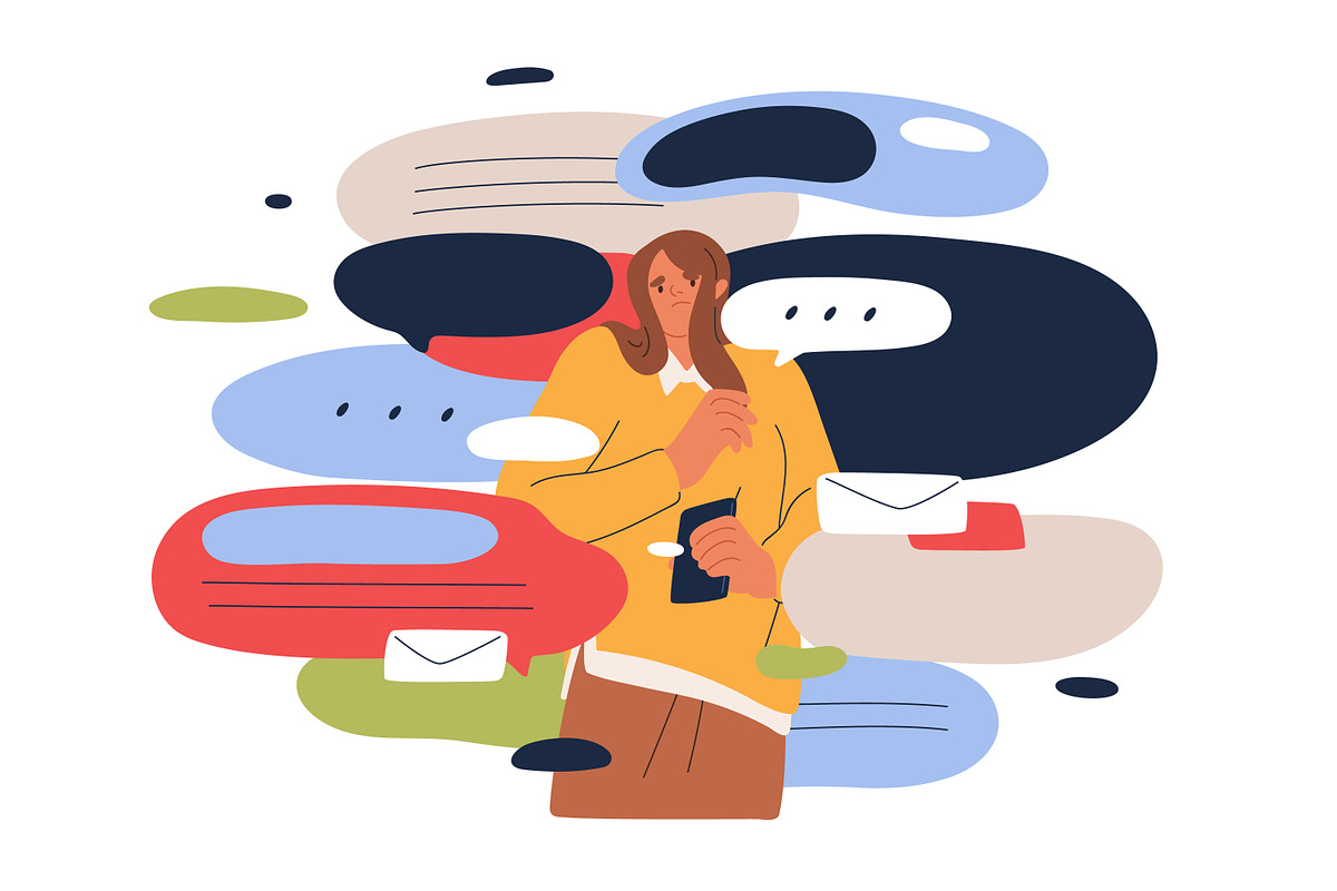 People with information overload, a Person Illustration by Good Studio (Photo 5 of 6)