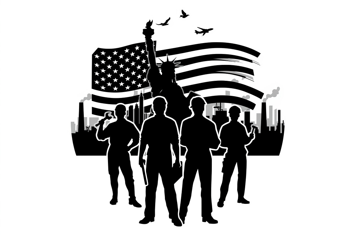 Labor Day Builder Pack, an Illustration by hafijul (Photo 8 of 21)