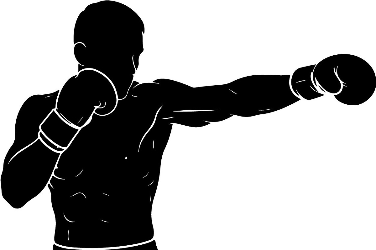 Boxing Fighter Silhouette Bundle, an Illustration by Designs_River (Photo 16 of 31)