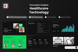 Healthcare Technology Power Point, a Presentation Template by SLAB! Design