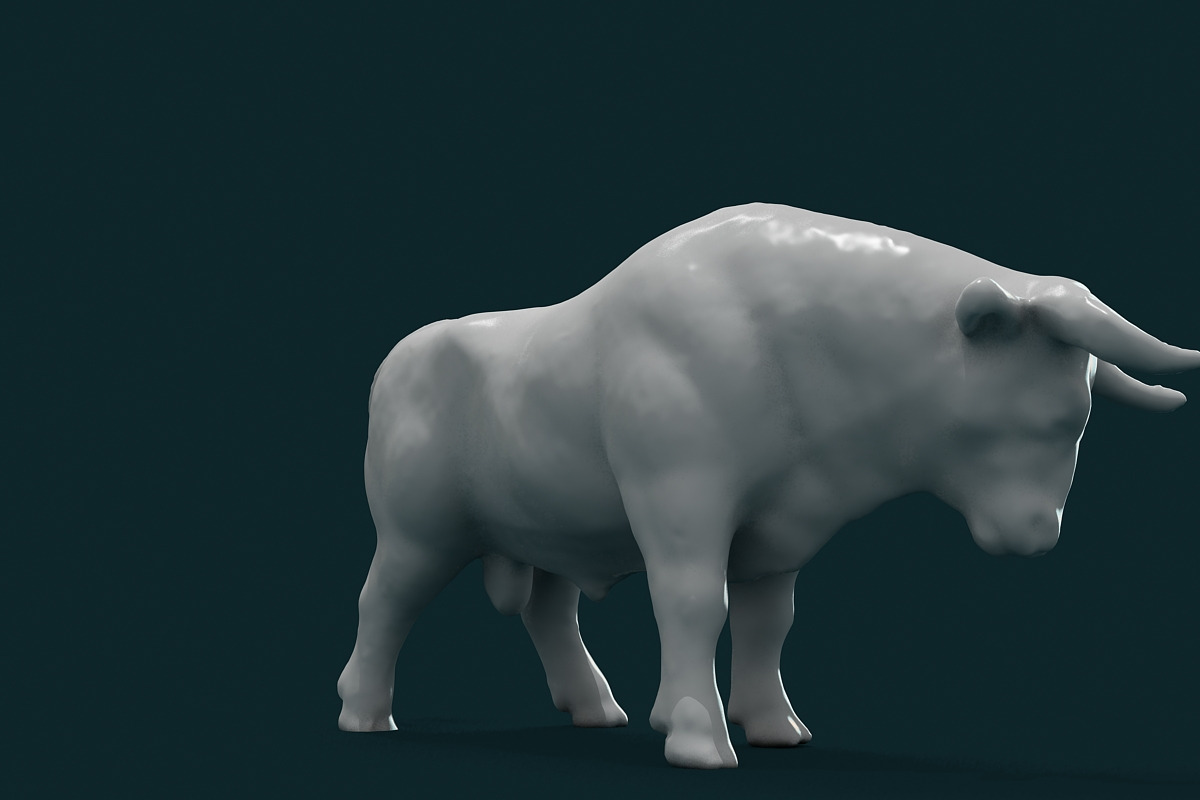 Bull 2, an Animal 3D Model by Giimann (Photo 1 of 8)