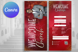 Church Connection Card, ChurchInvite, a Social Media Template by Business Flyers