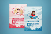 Birthday Invitation, an Invitation Template by graphicook (Thumbnail 1 of 3)