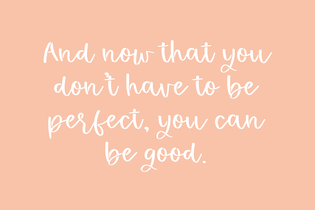 Peachy Tea Stencil Font, a Handwritten Font by Beck McCormick (Photo 6 of 10)