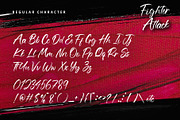 Fighter Attack, a Handwritten Font by Letterara (Thumbnail 12 of 15)