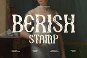CS Berish Stamp, a Serif Font by Craft Supply Co. (Thumbnail 1 of 8)