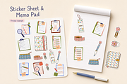 School Stationery Illustrations, an Education Illustration by Anna Studio (Thumbnail 8 of 11)