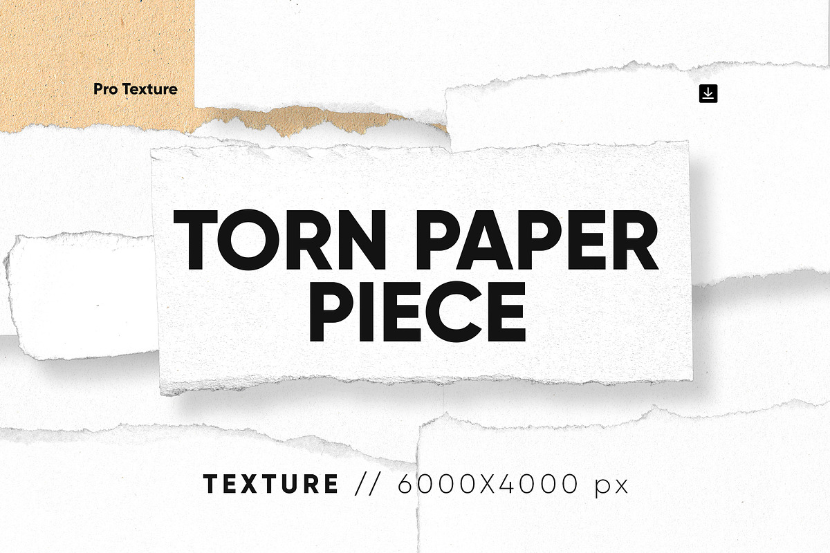 20 Torn Paper Piece Texture HQ, a Texture Graphic by CCPreset (Photo 1 of 2)