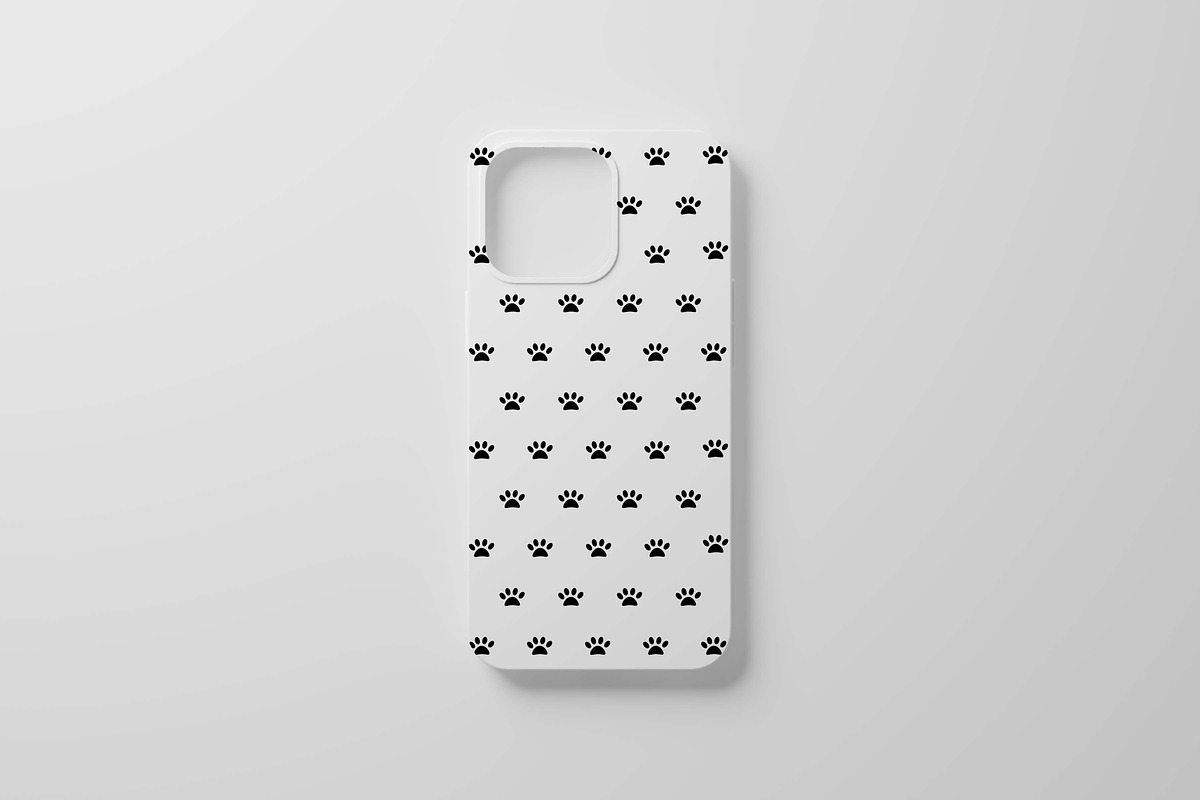 Seamless pattern with paw silhouette, a Pattern Graphic by Viktorijareut (Photo 4 of 5)