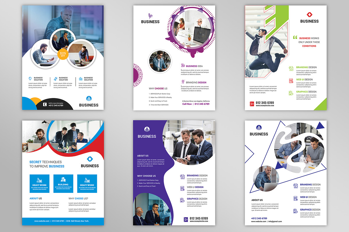 500+ Flyers Mega Bundle 99% OFF, a Flyer Template by Imagine Design Studio (Photo 83 of 98)